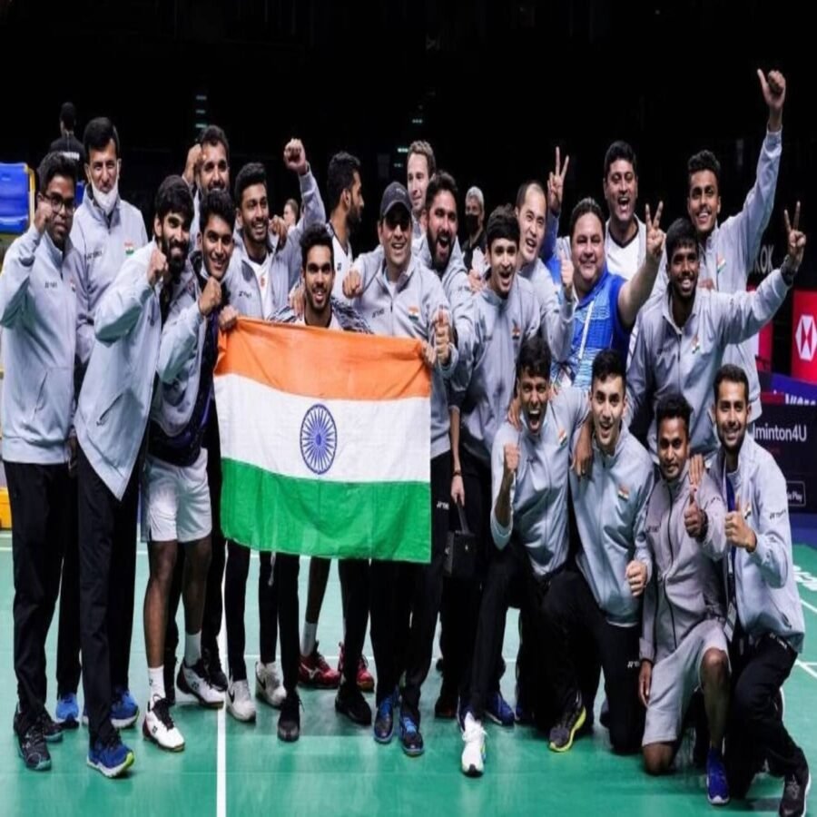 पहली बार भारत ने जीता थॉमस कप का खिताब, फाइनल में 14 बार की चैंपियन इंडोनेशिया को हराया