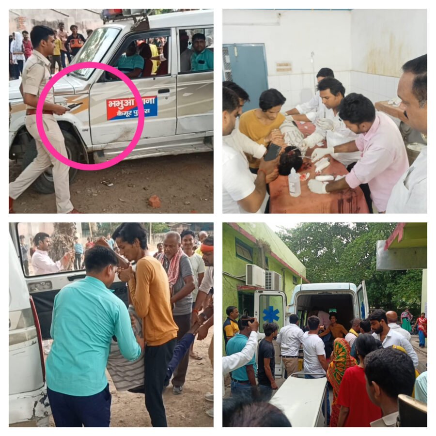 कैमूर: भभुआ शहर में युवक ने कनपटी पर गोली मारकर की खुदकुशी की कोशिश: वाराणसी रेफर घटनास्थल से देशी पिस्टल बरामद