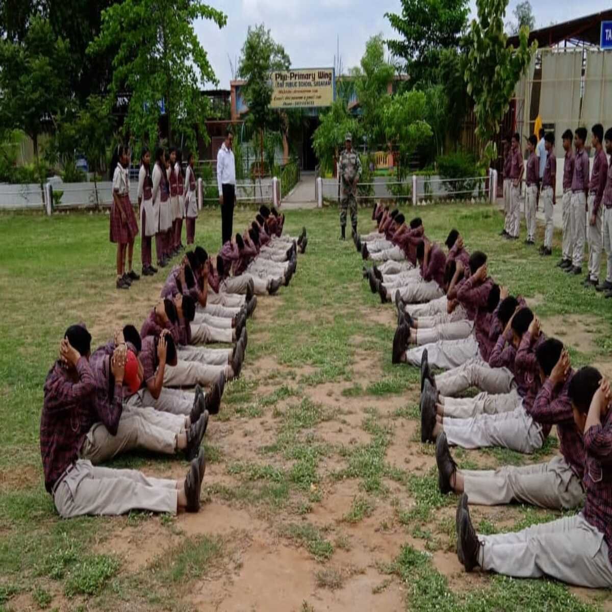 रोहतास: डी ए वी में एन सी सी कैडेट्स की एनरोलमेंट जांच प्रक्रिया पूरी