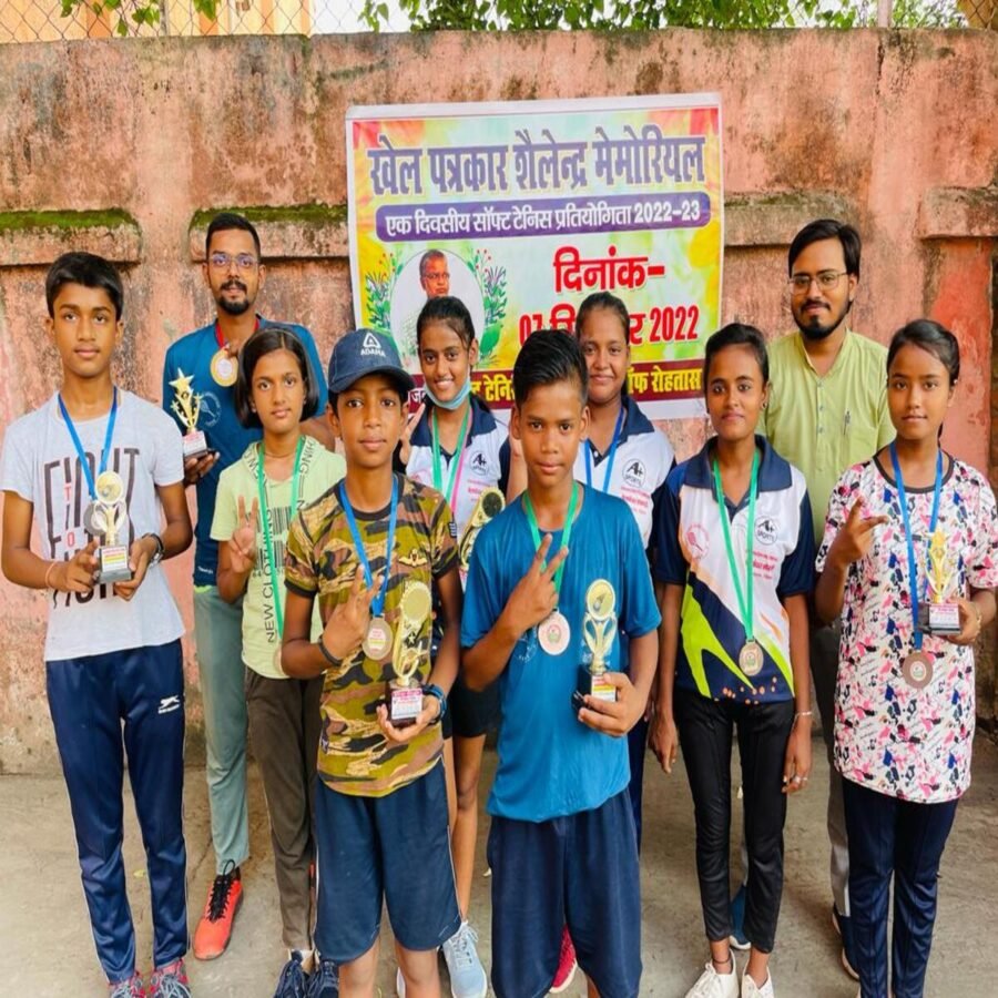 सासाराम : स्व0 शैलेन्द्र कुमार के प्रथम पुण्यतिथि पर एकदिवसीय सॉफ्ट टेनिस प्रतियोगिता का हुआ आयोजन