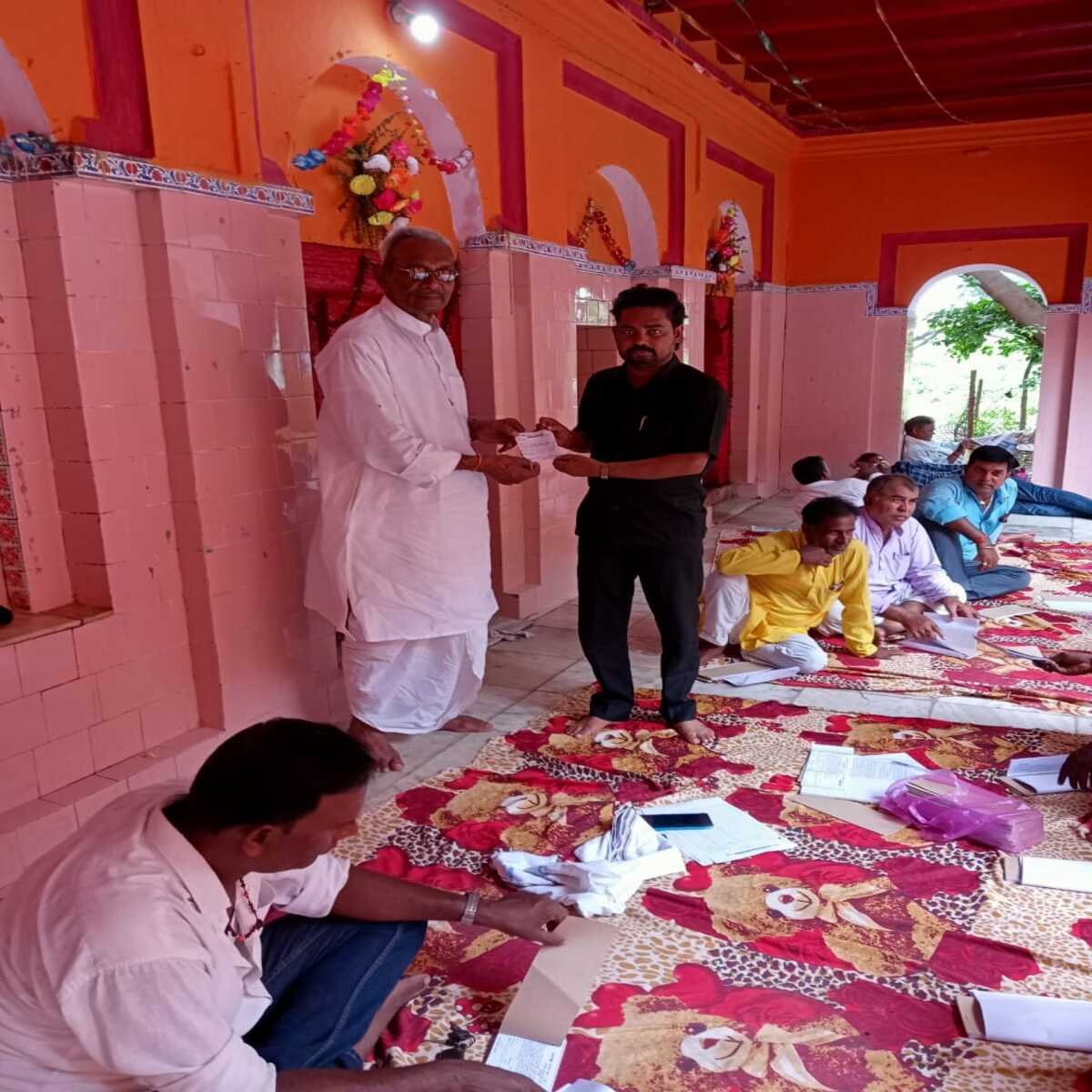नोखा  मे JDU के पंचायत अध्यक्षों एवं पंचायत प्रभारियों की हूई संयुक्त बैठक