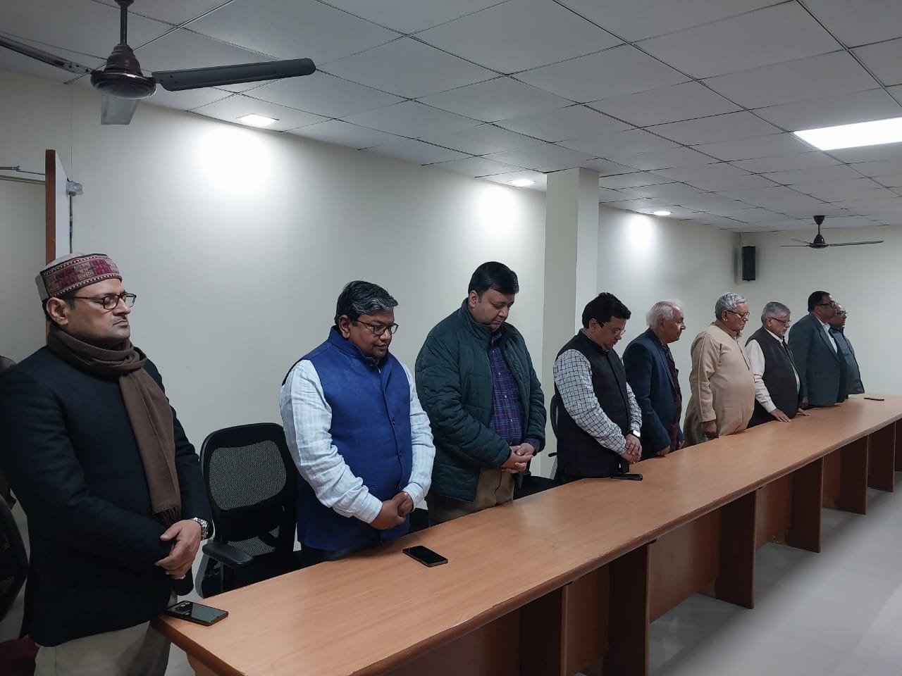 पूर्णिमा शेखर सिंह के निधन पर शोक सभा का आयोजन