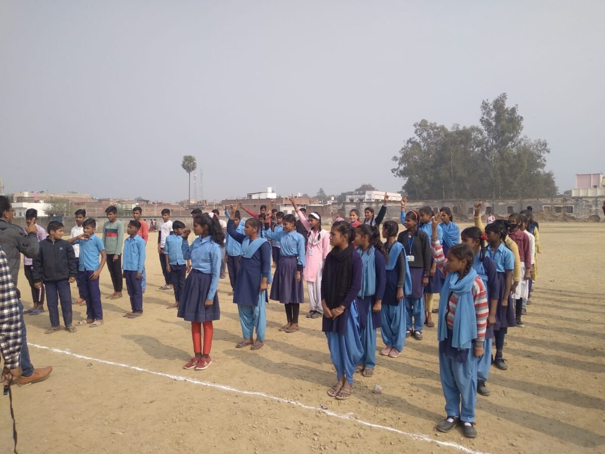 प्रखंड स्तरीय दक्ष्य खेल प्रतियोगिता में छात्र छात्राओं ने दिखाया दम
