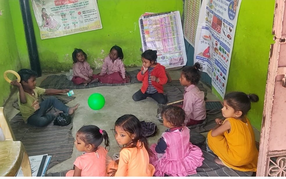 जगदर पंचायत के अधिकांश आंगनबाड़ी केंद्रों पर नहीं बनता है पोषाहार 
