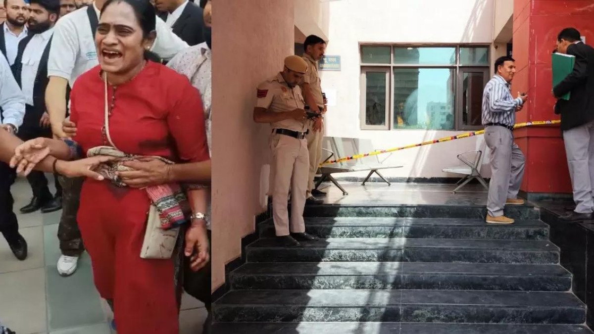 ब्रेकिंग: कोर्ट में दिनदहाड़े फा’यरिंग, वकील की ड्रेस में पति ने पत्नी को मारी 4 गोलि’यां