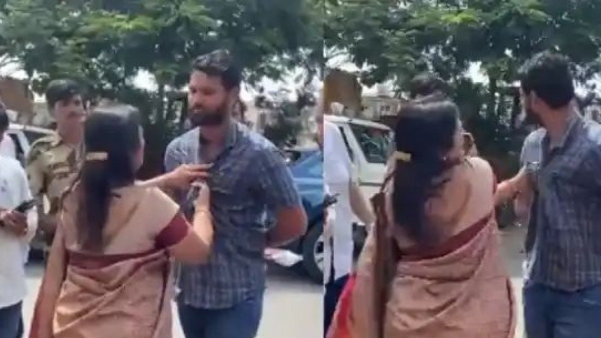 विधायक ने बीच सड़क पर नगर निमग इंजीनियर को मारा जोरदार थप्पड़, जानिए पूरा मामला