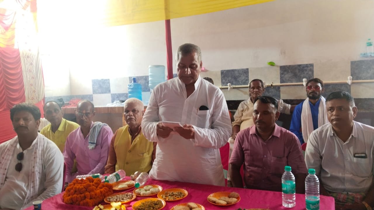 पूर्व मंत्री अवधेश कुमार सिंह  का रफीगंज में हुआ स्वागत