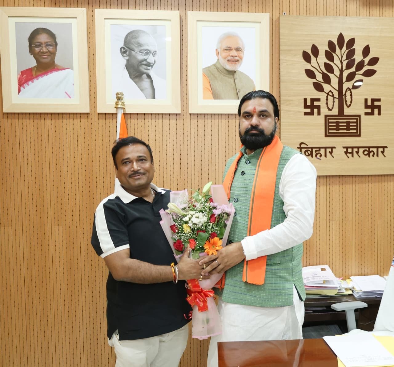 NH-139 के DPR को लेकर CM सम्राट चौधरी से मिले ओबरा विधायक डॉ. प्रकाश चंद्रा