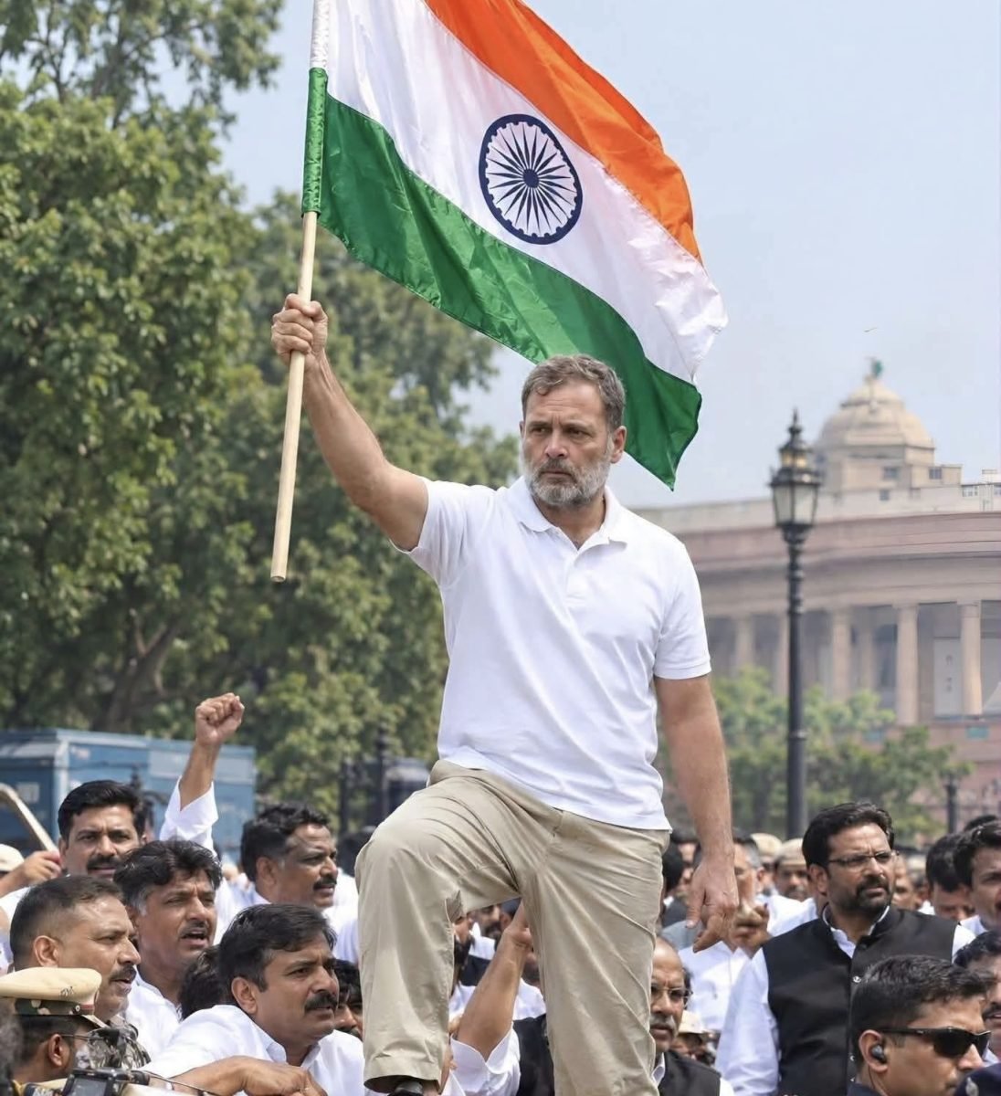 विपक्ष का निर्वाचन आयोग तक मार्च रोका गया, राहुल बोले- ‘देश के साथ जो हुआ वह देशद्रोह’